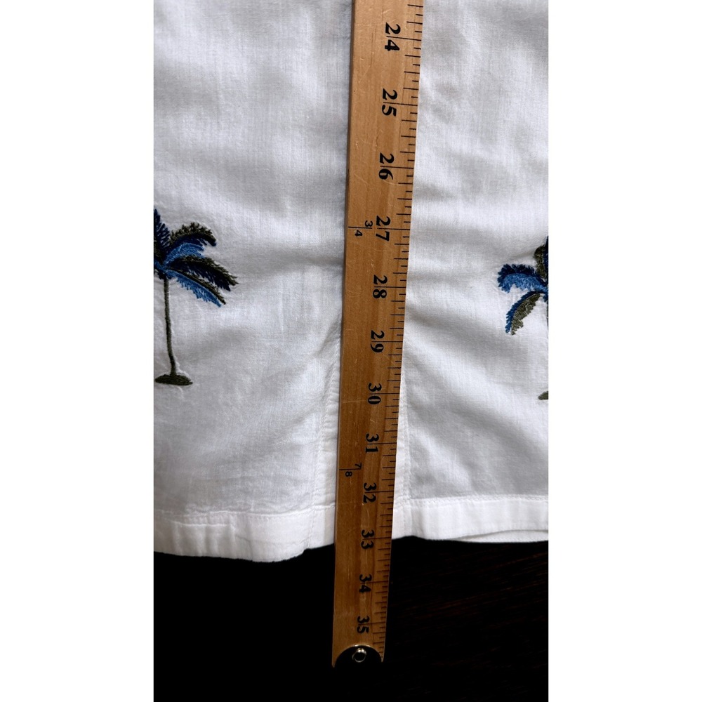 Tommy Bahama Catalina Coast Palm Boyfriend Beach Shirt XL Beachy Resort - Picture 7 of 8